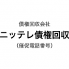 ニッテレ債権回収の催促電話番号一覧